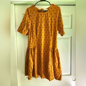 Molly Bracken yellow tulip dress, XL